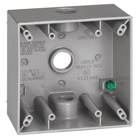 2 gang shallow electrical box lowes|2 gang outlet box.